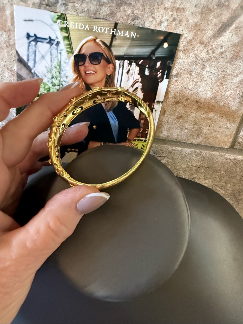 Freida Rothman Clover Bangle - Picture 4 of 5